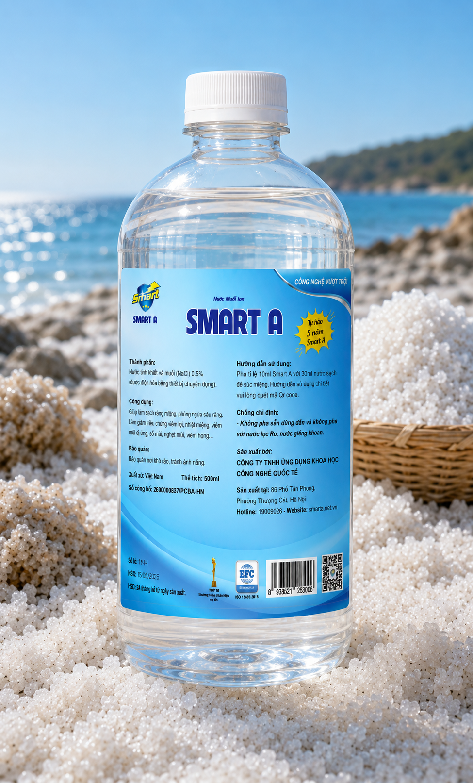 Sản phẩm nước muối điện hóa Smart A