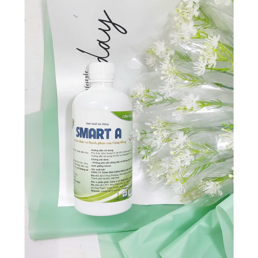 Smart A Súc miệng bạc hà 250ml